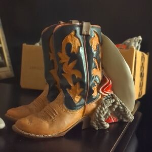 Cowboy boots ceramic piggybank